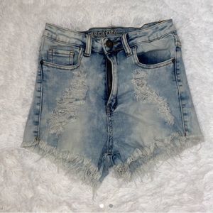 Denim shorts